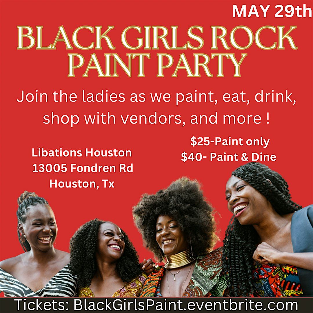 Black Girls Rock Paint and Dine Party