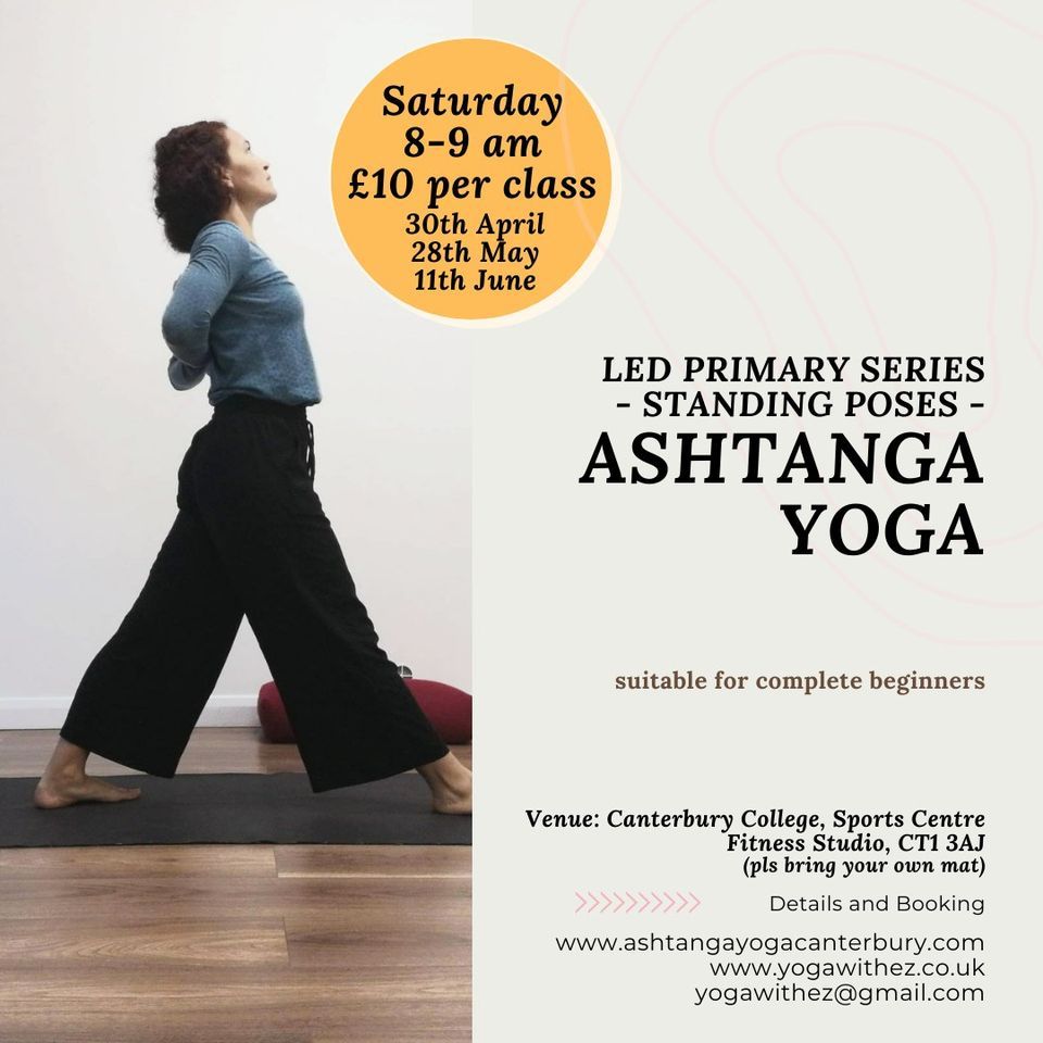 Ashtanga Yoga, Led Primary Series -standing Poses-, Canterbury College 