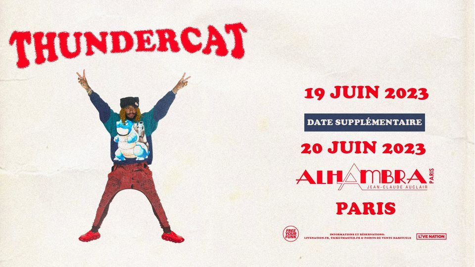 Complet : Thundercat, 19 et 20 Juin \u00e0 l'Alhambra