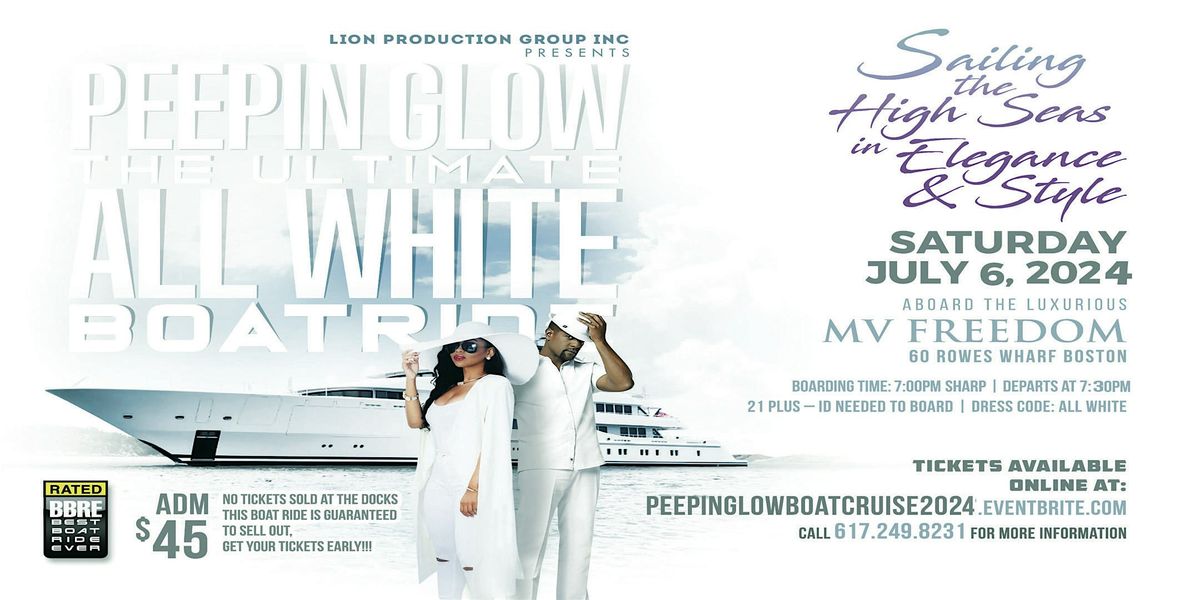 The Ultimate All White Peepin Glow Boat Cruise 2024 Experience
