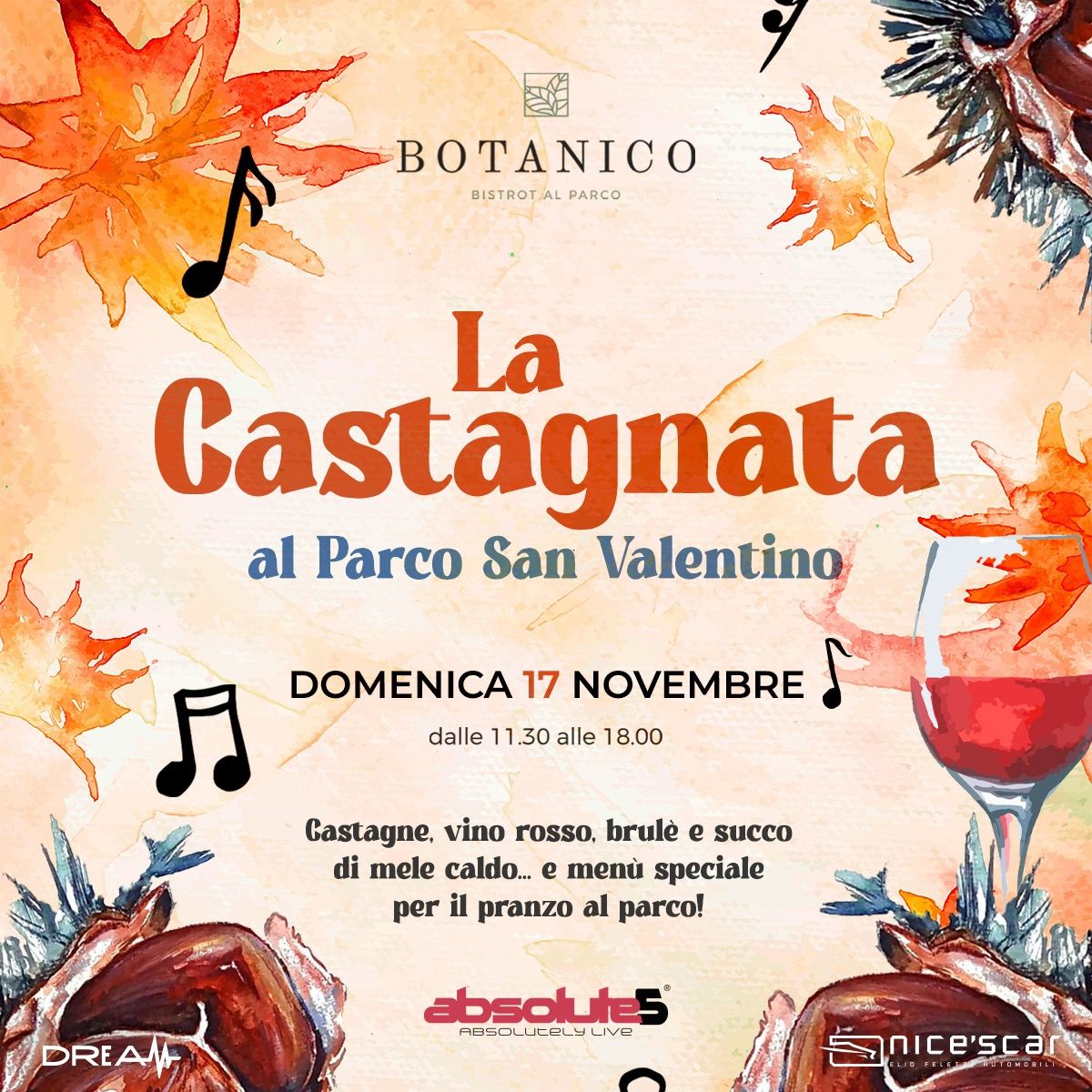 La castagnata \ud83c\udf30 al Parco San Valentino a Pordenone! \ud83c\udf33 -  17 novembre 