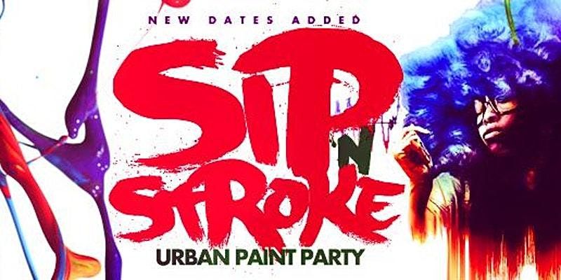Sip 'N Stroke | 1pm - 4pm + AFTER-PARTY | Sip and Paint Party