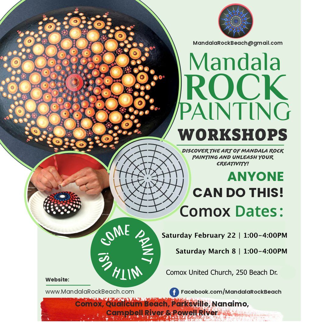 Mandala Rock Painting Workshop - Comox