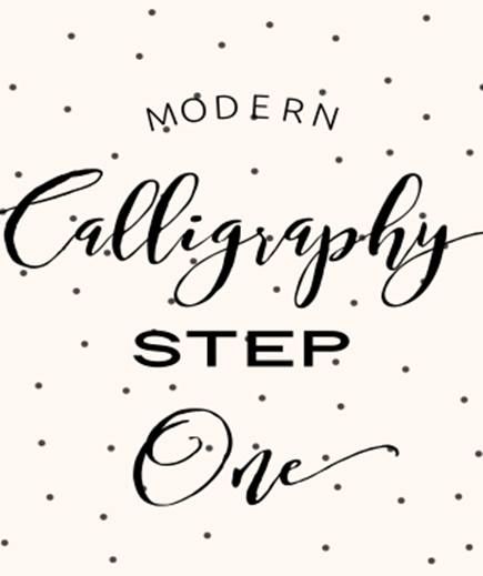 Modern Calligraphy - Step 1