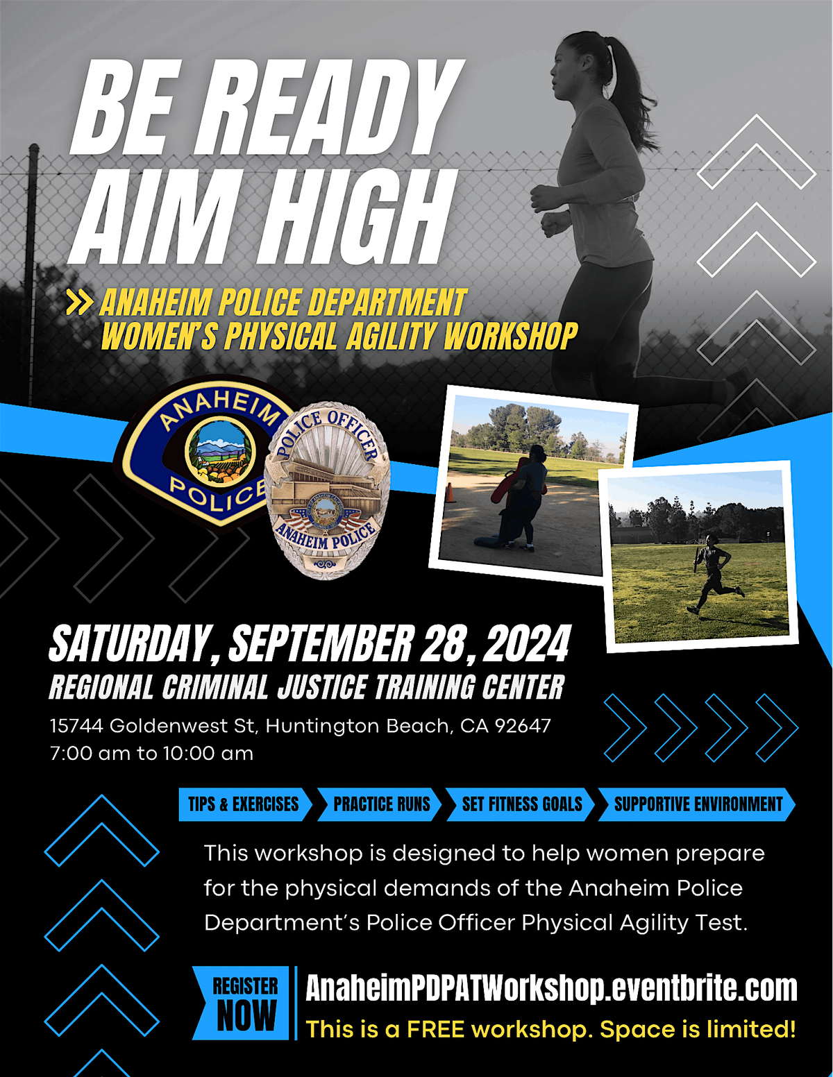 Anaheim Police Women's Physical Agility Workshop