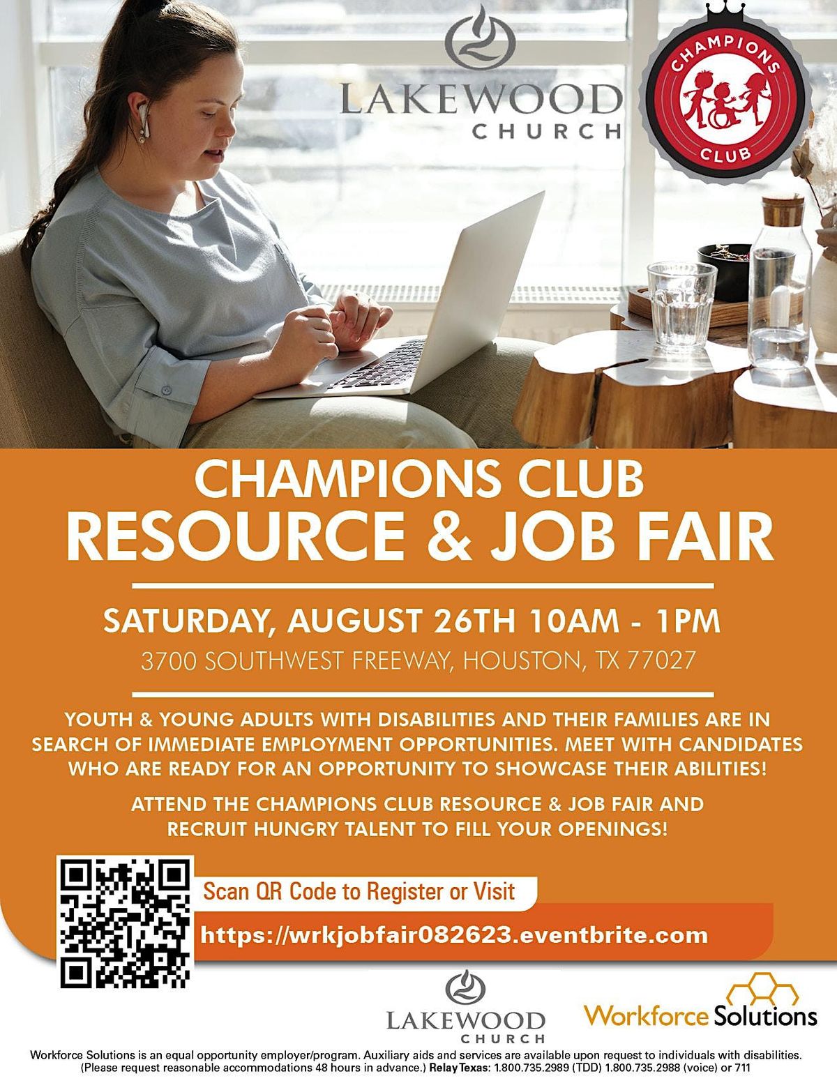 2023 Lakewood Church Champions Club Resource & Job Fair