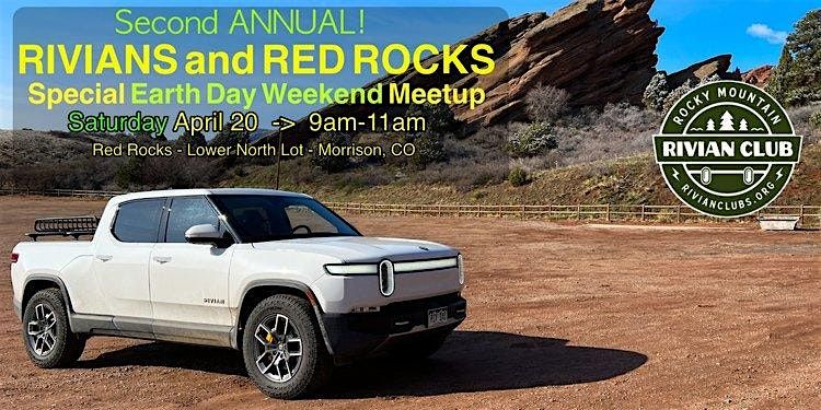 Saturday April 20th - 2nd Annual Earth Day weekend meetup at Red Rocks!!