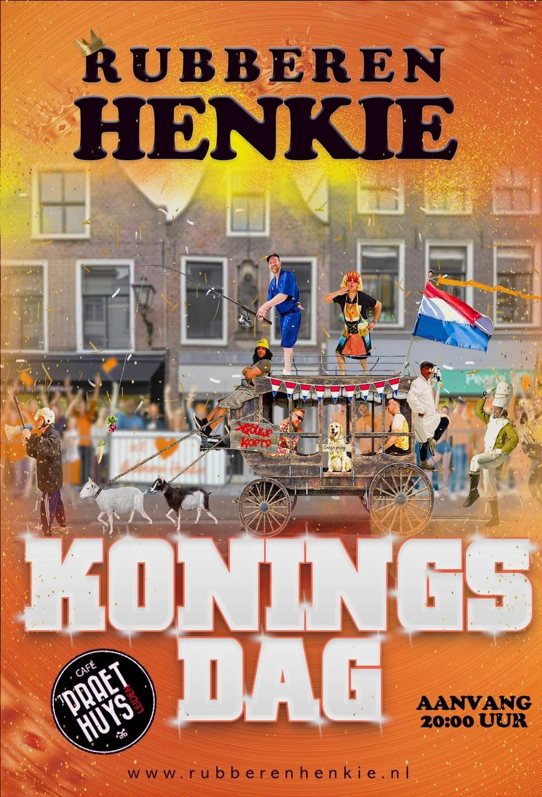 Rubberen Henkie op Koningsdag!