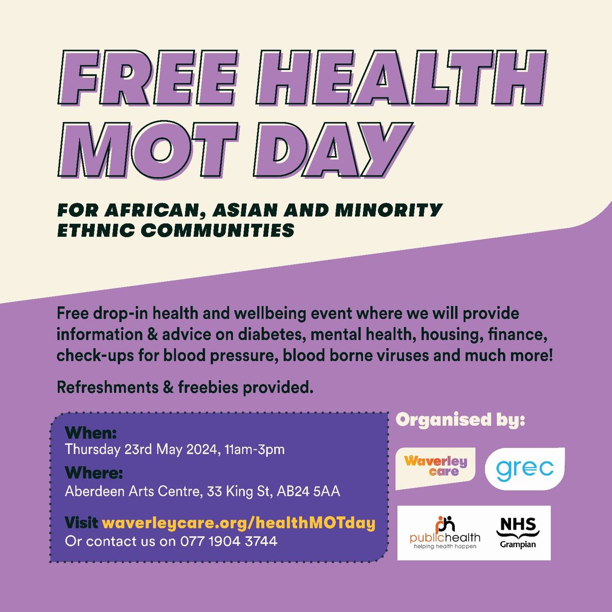 Free Health MOT day