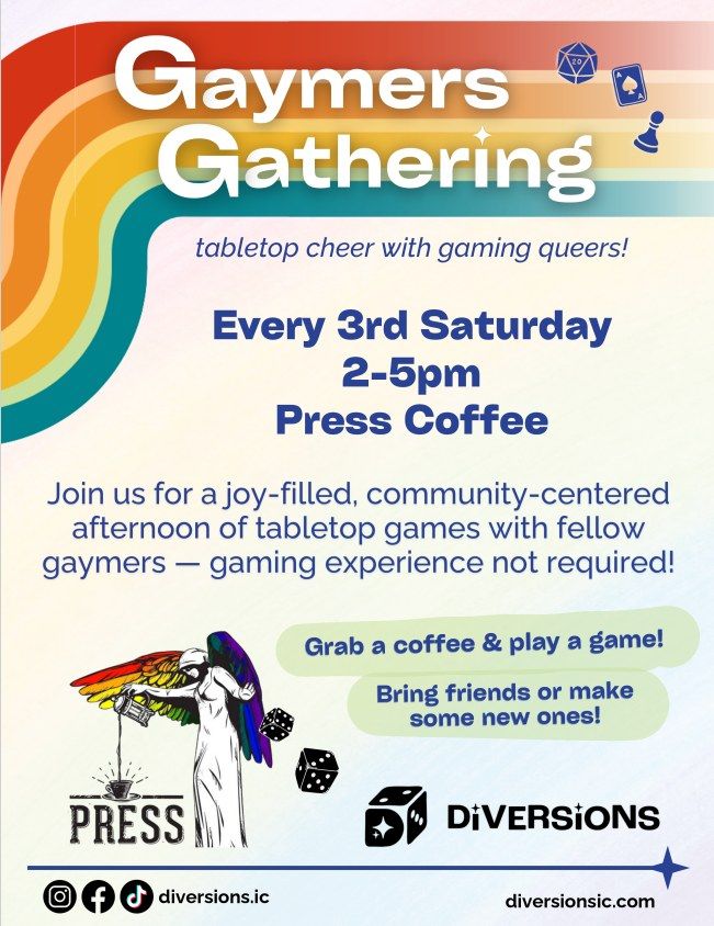 Gaymers Gathering @ Press Coffee