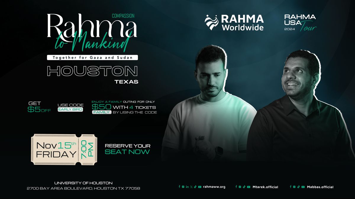 Rahma USA Tour - Houston - Texas