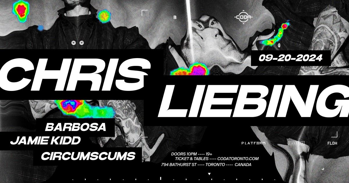 Chris Liebing x CODA | September 20th