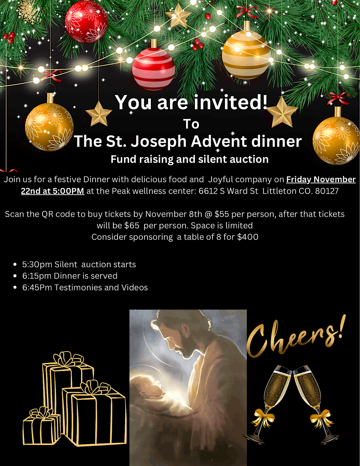 St Joseph Advent Dinner