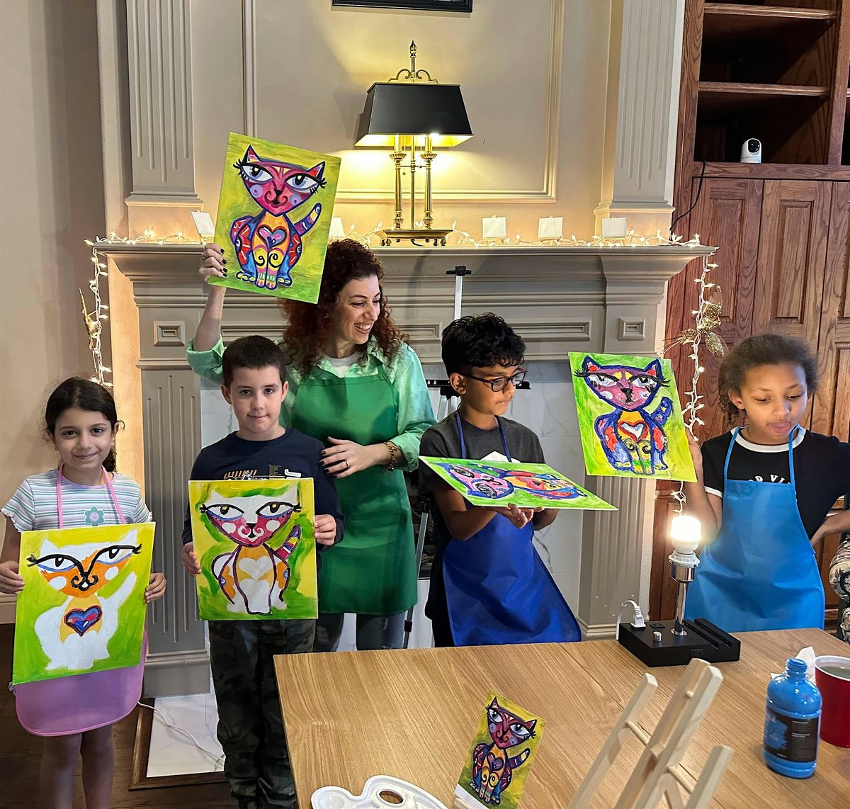 Mother\u2019s Day Edition Mommy and Me Canvas Painting Party McKinney Kids Event