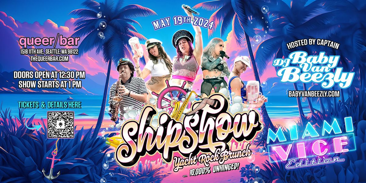 Ship Show! A Yacht Rock Brunch! (Miami Vice Edition)