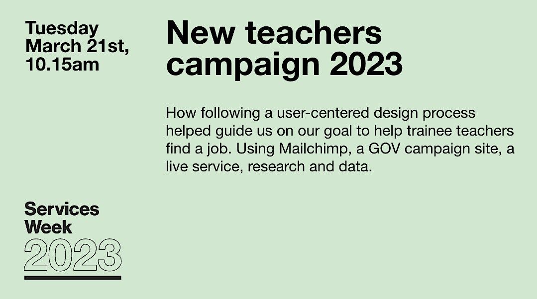 New teachers campaign 2023 How UCD and data guided an email campaign
