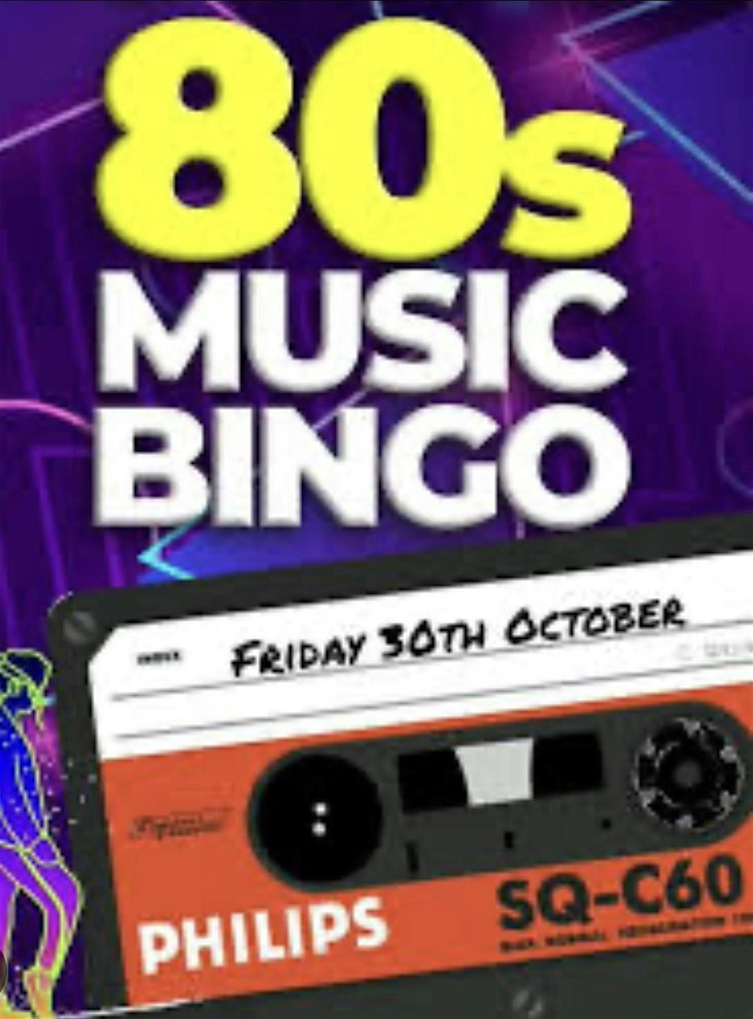 80\u2019s Musical Bingo