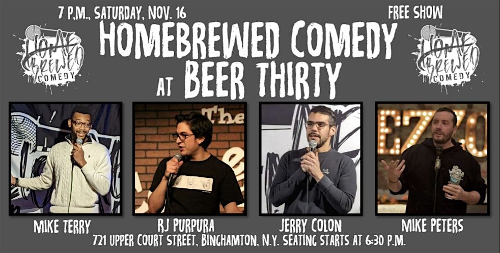 Homebrewed Comedy at Beer Thirty