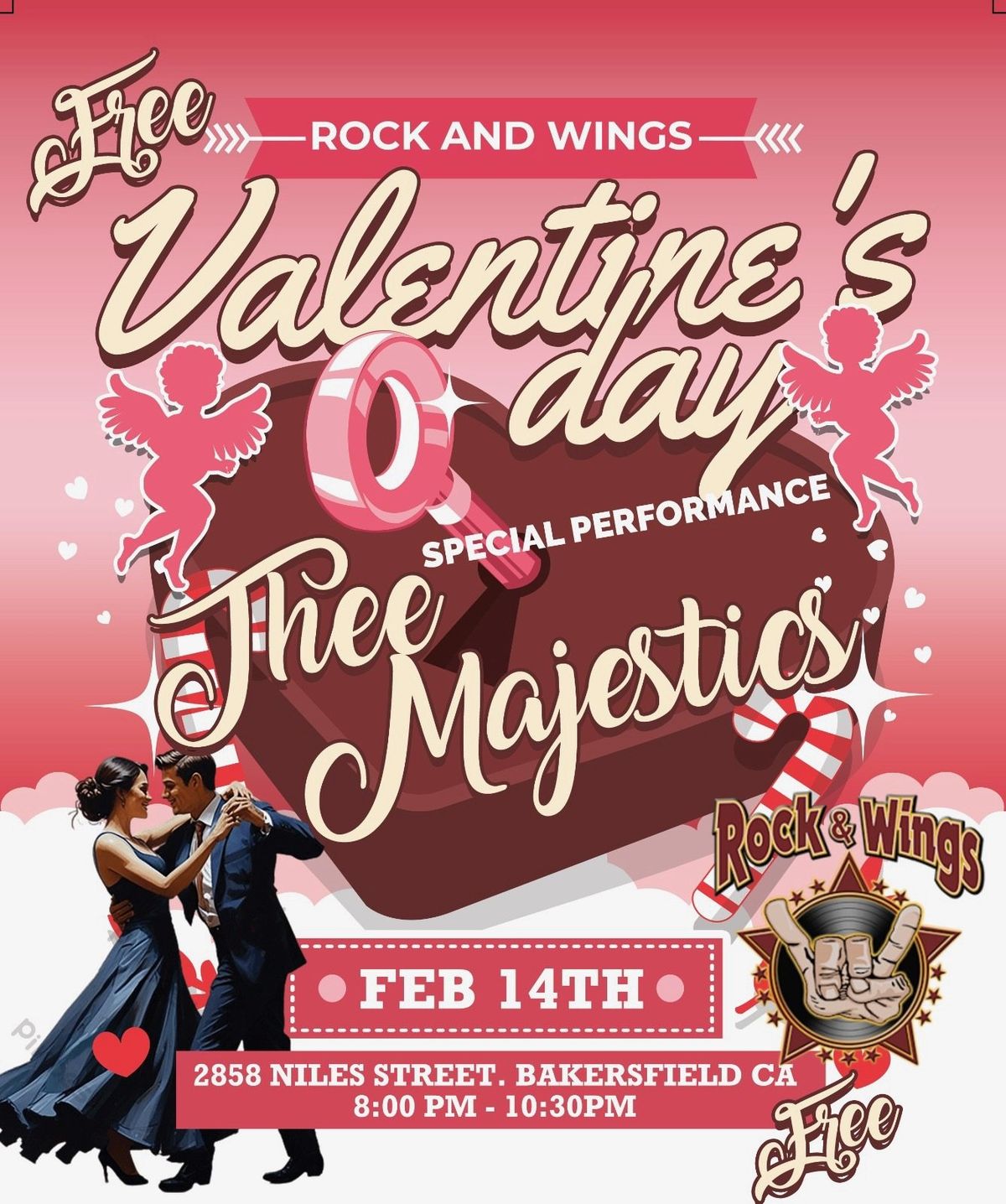 THEE MAJESTICS THIS VALENTINE\u2019s Day AT ROCK & WINGS EAST SIDE