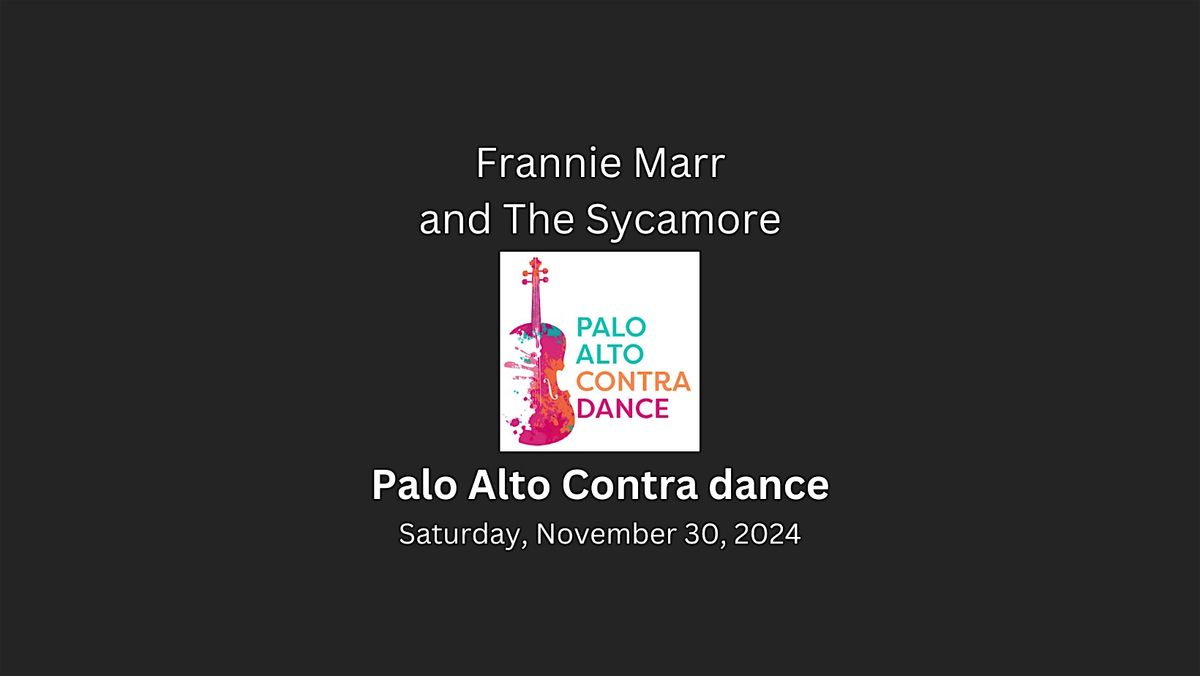 Contra dance with Frannie Marr and The Sycamore