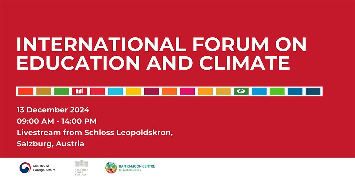 International Forum on Education and Climate