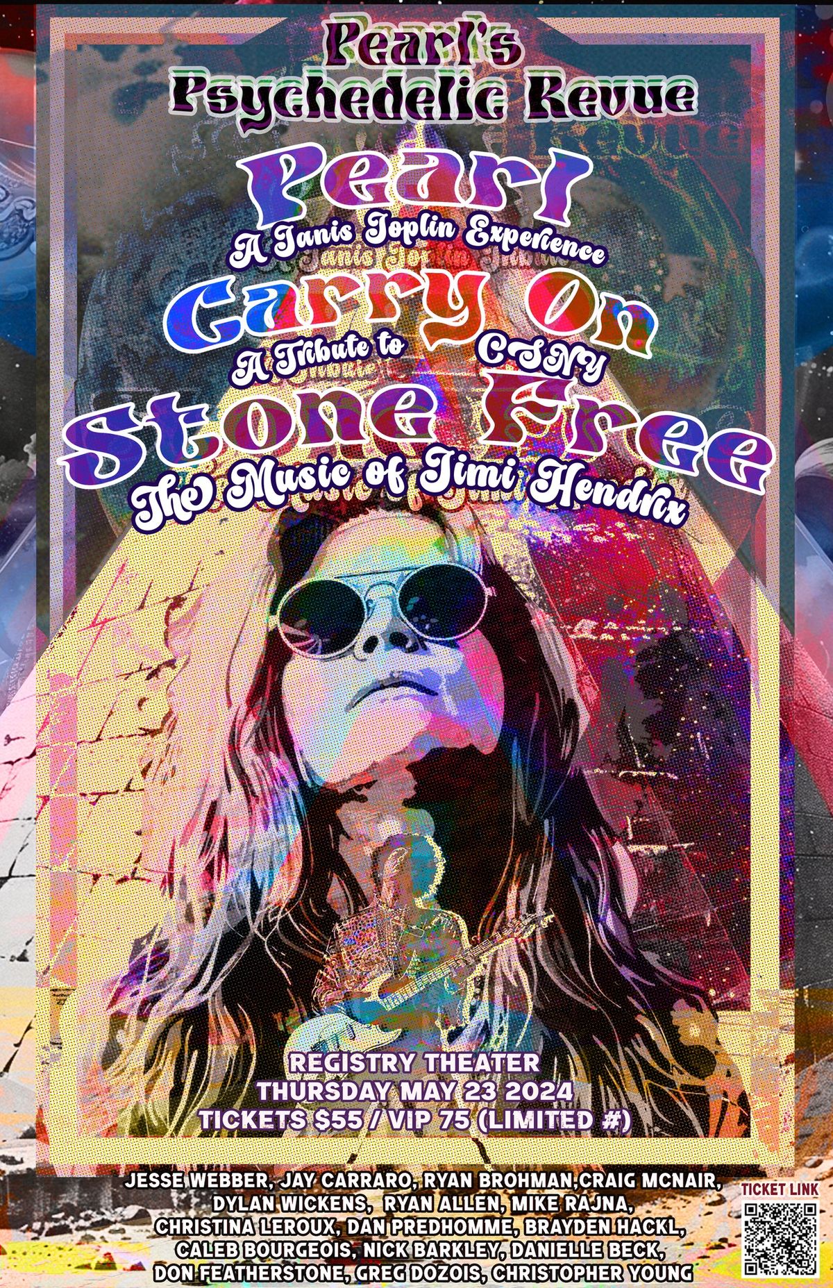 UPDATE: Pearl's Psychedelic Revue wsg: Carry ON and Stone Free