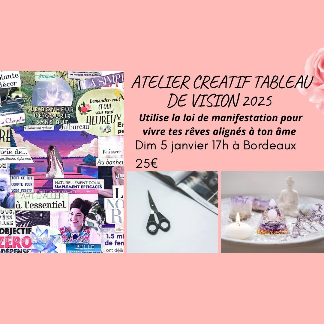 Atelier \u00ab Cr\u00e9e ton atelier de vision 2025 \u00bb