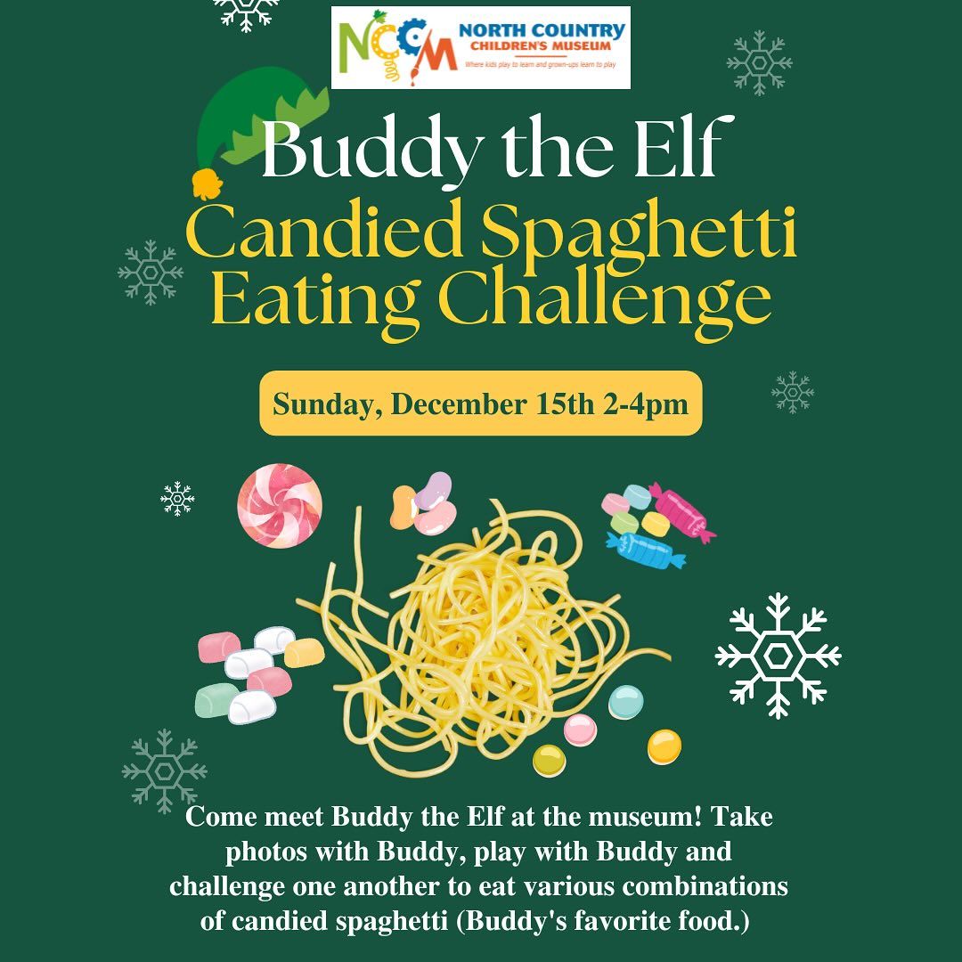 Buddy the Elf: Candied Spaghetti Eating Challenge