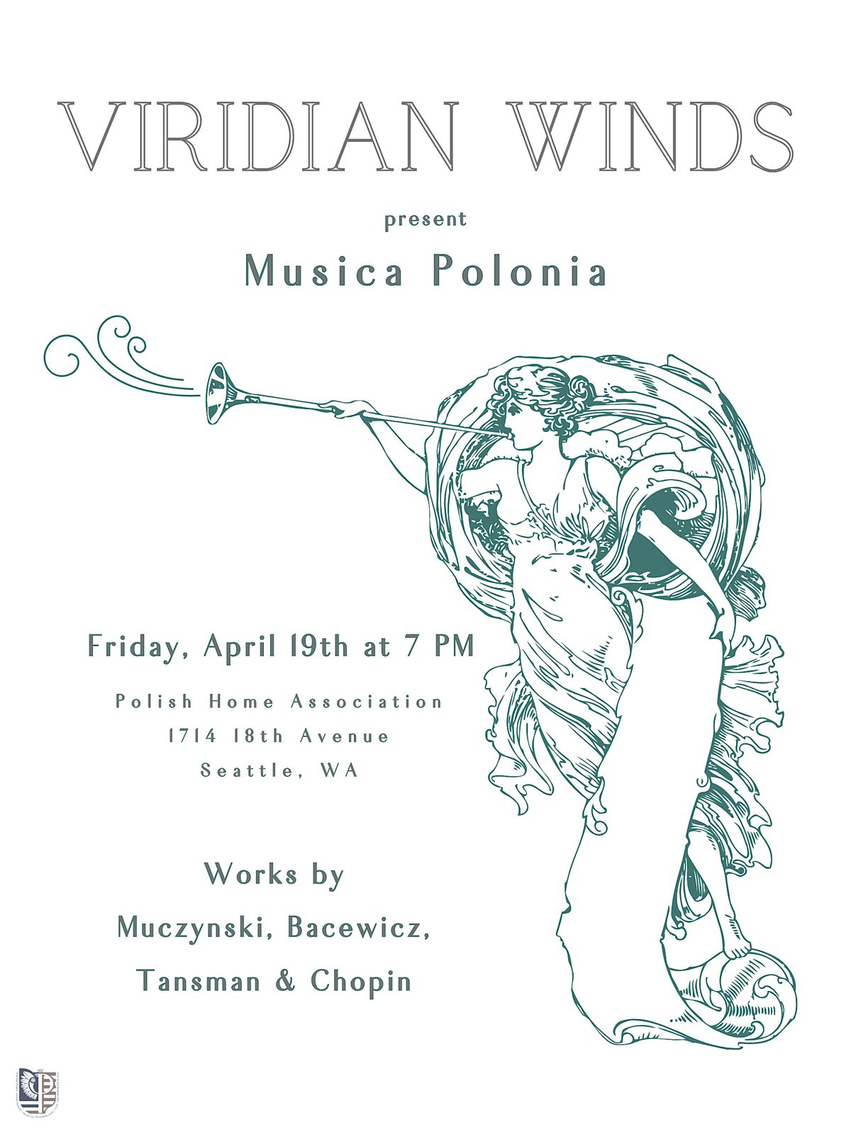Viridian Winds present Musica Polonia