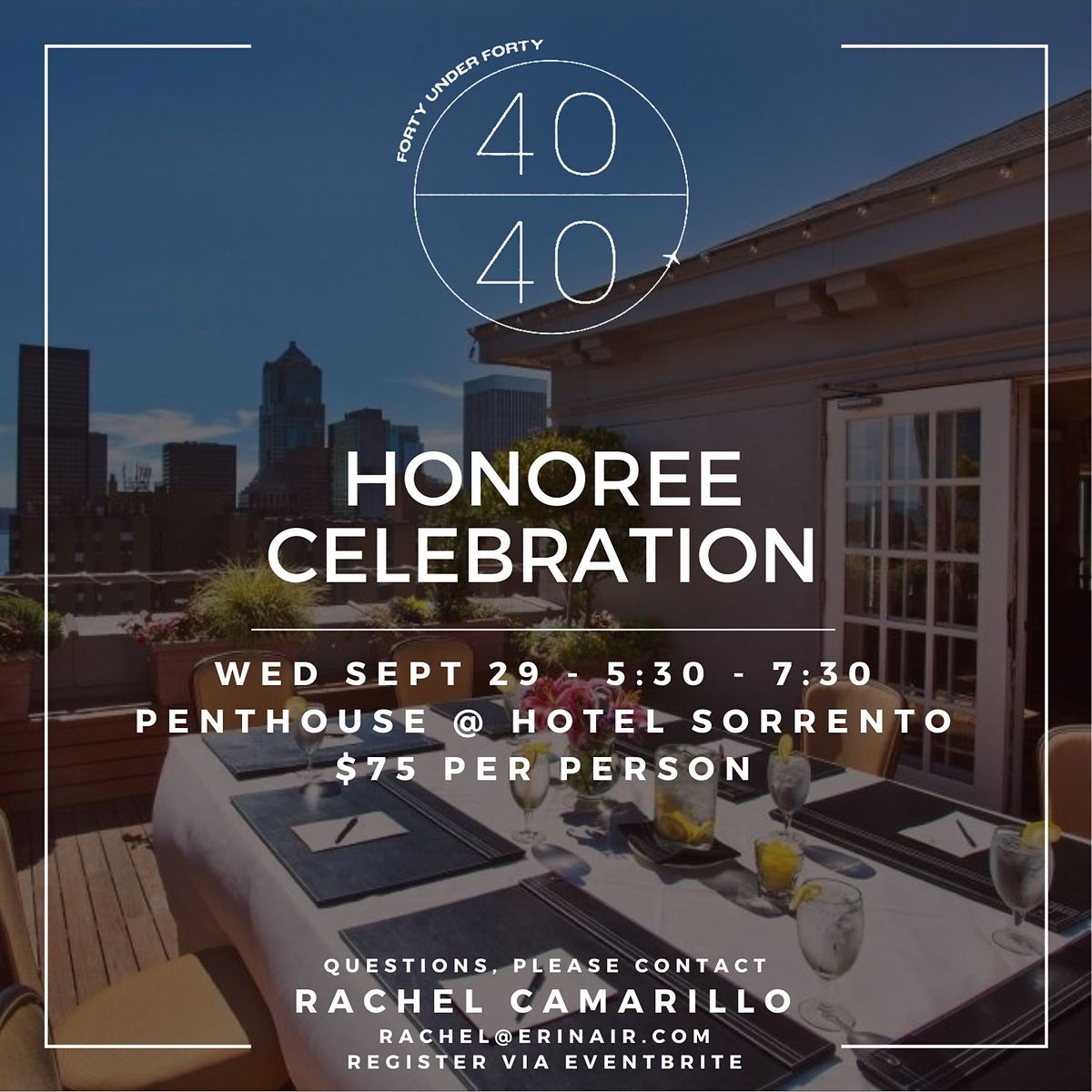 40 Under 40 - 2021 Private Honoree Celebration