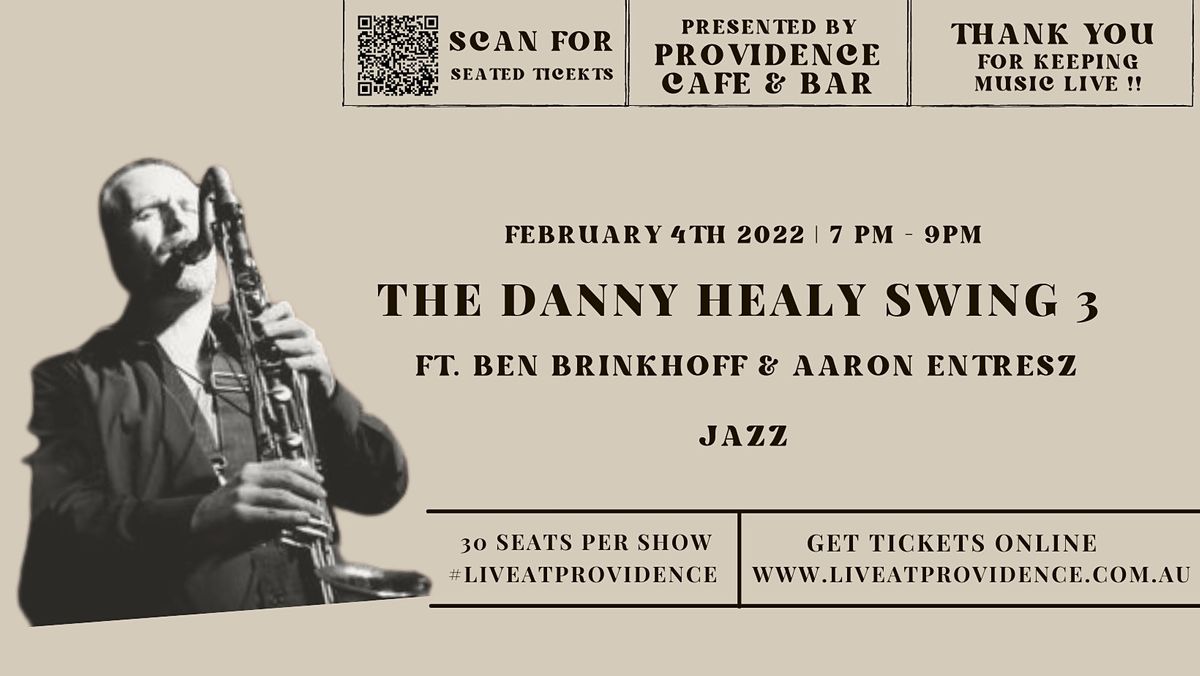 Jazz by Candlelight with The Danny Healy Swing 3, Providence Cafe, North Hobart, 4 February 2022