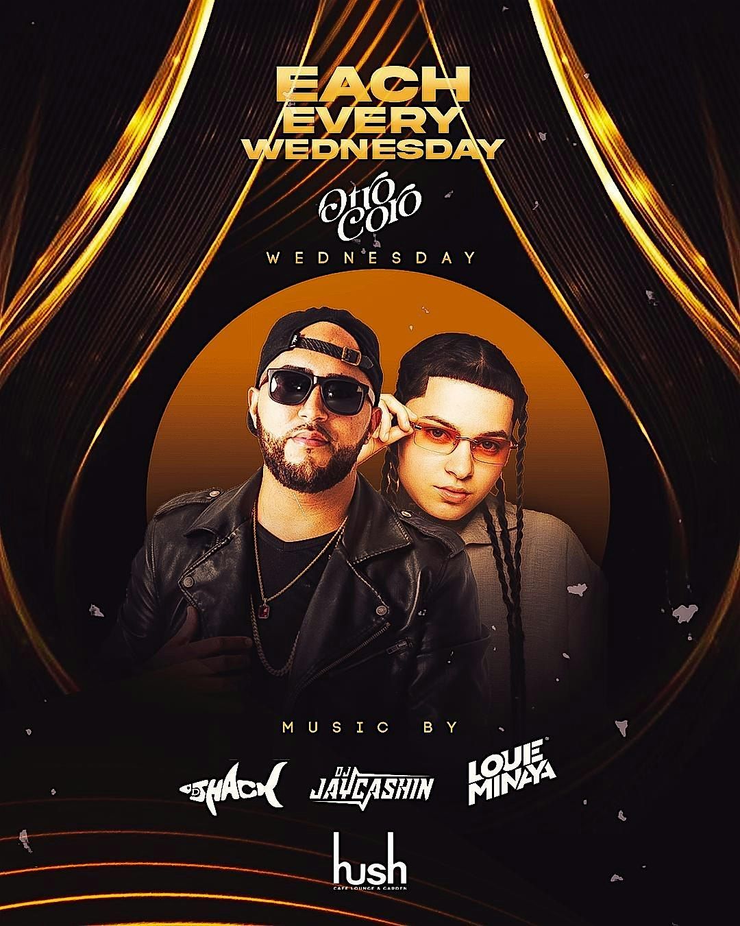 Wednesday Nights at Hush Lounge - Everyone Free All Night