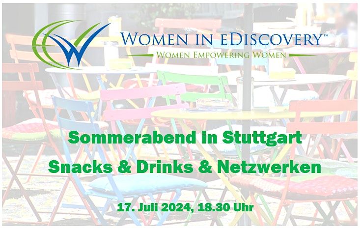 Sommerabend in Stuttgart - Snacks & Drinks & Netzwerken