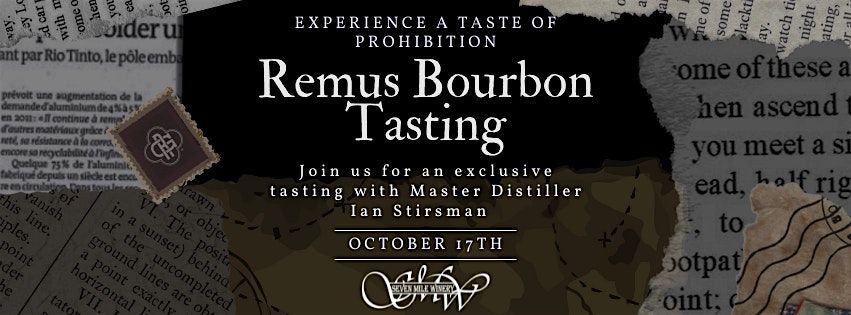 George Remus Bourbon Tasting at Seven Mile Winery