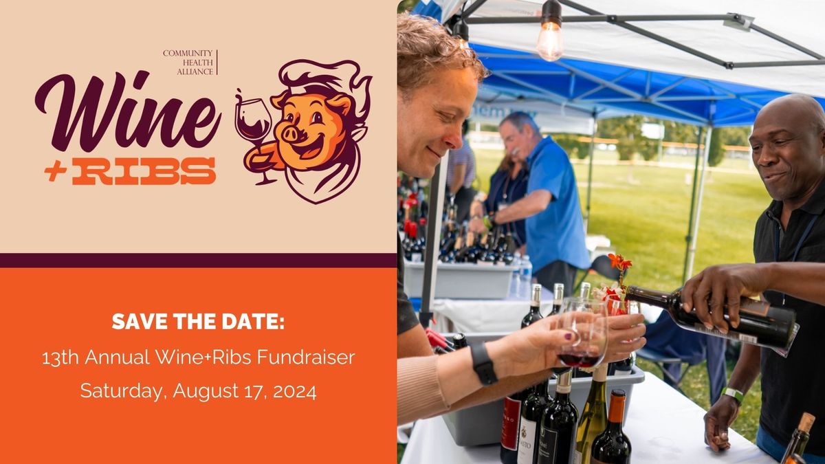 13th Annual Wine+Ribs Fundraiser