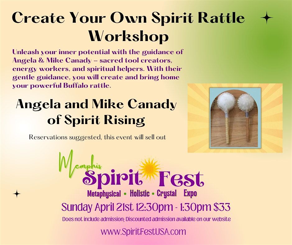 Create Your Own Spirit Rattle Workshop at Spirit Fest\u2122 Memphis