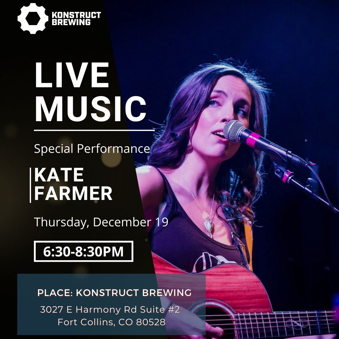 Kate Farmer Live Music at Konstruct Brewing