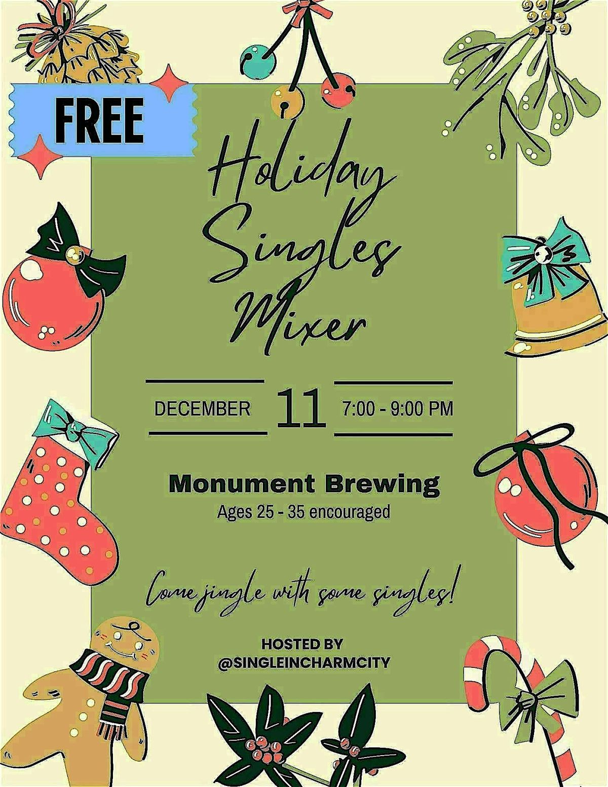 Holiday Singles Mixer!