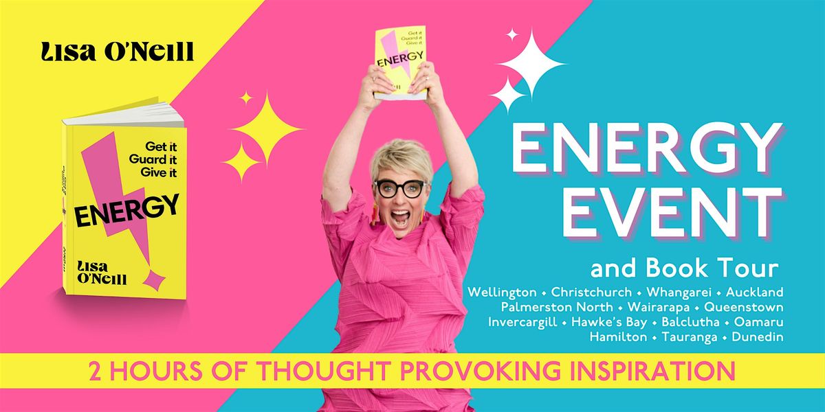 Energy Event & Book Tour | Dunedin - October 3rd