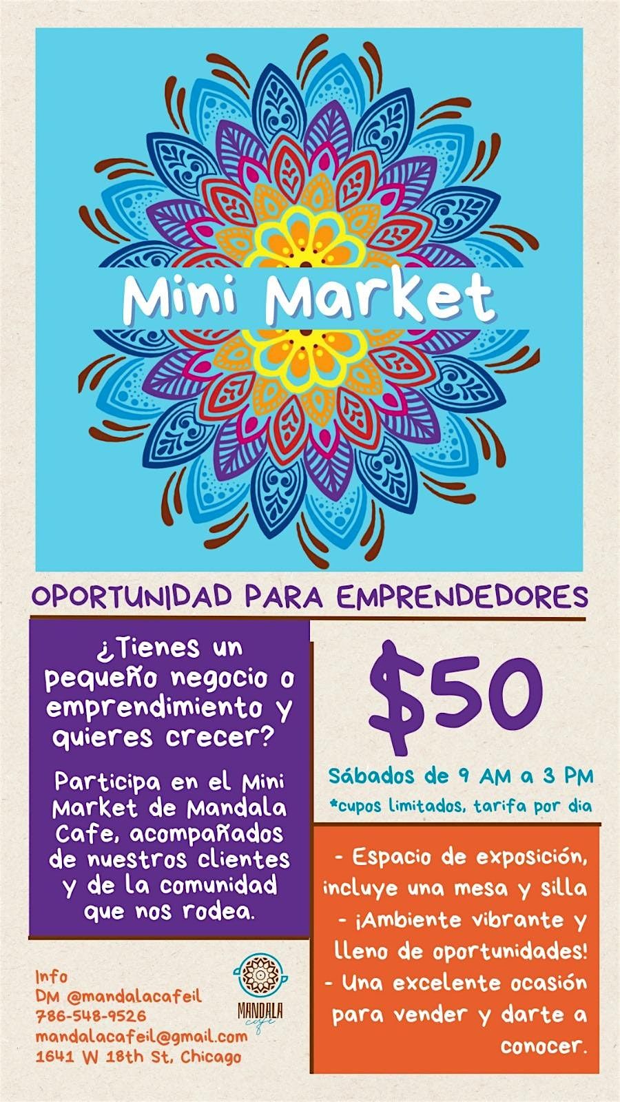 MINI MARKET PARA EMPRENDEDORES - Saturday  27 July