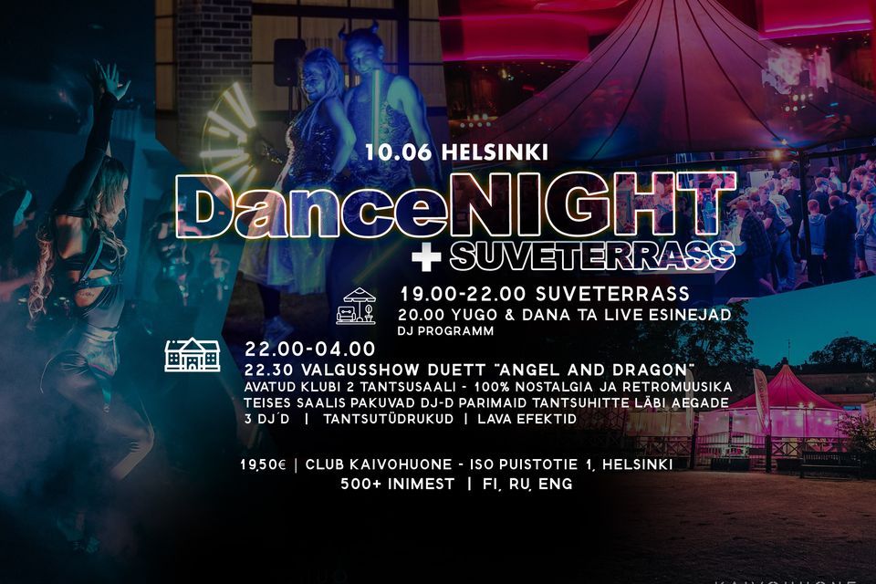 10.06 DanceNIGHT+ \u26f1 @Helsinki Kaivohuone