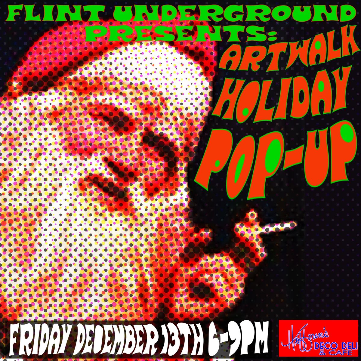 FLINT UNDERGROUND HOLIDAY ARTWALK POP UP MARKET