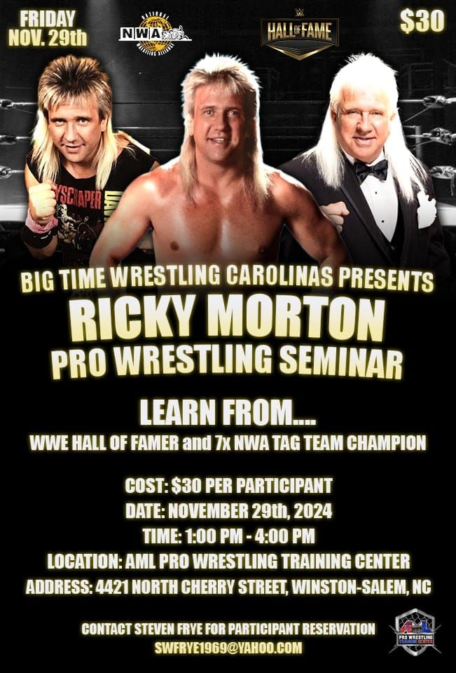 Rock and Roll Express's Ricky Morton Pro Wrestling Seminar 