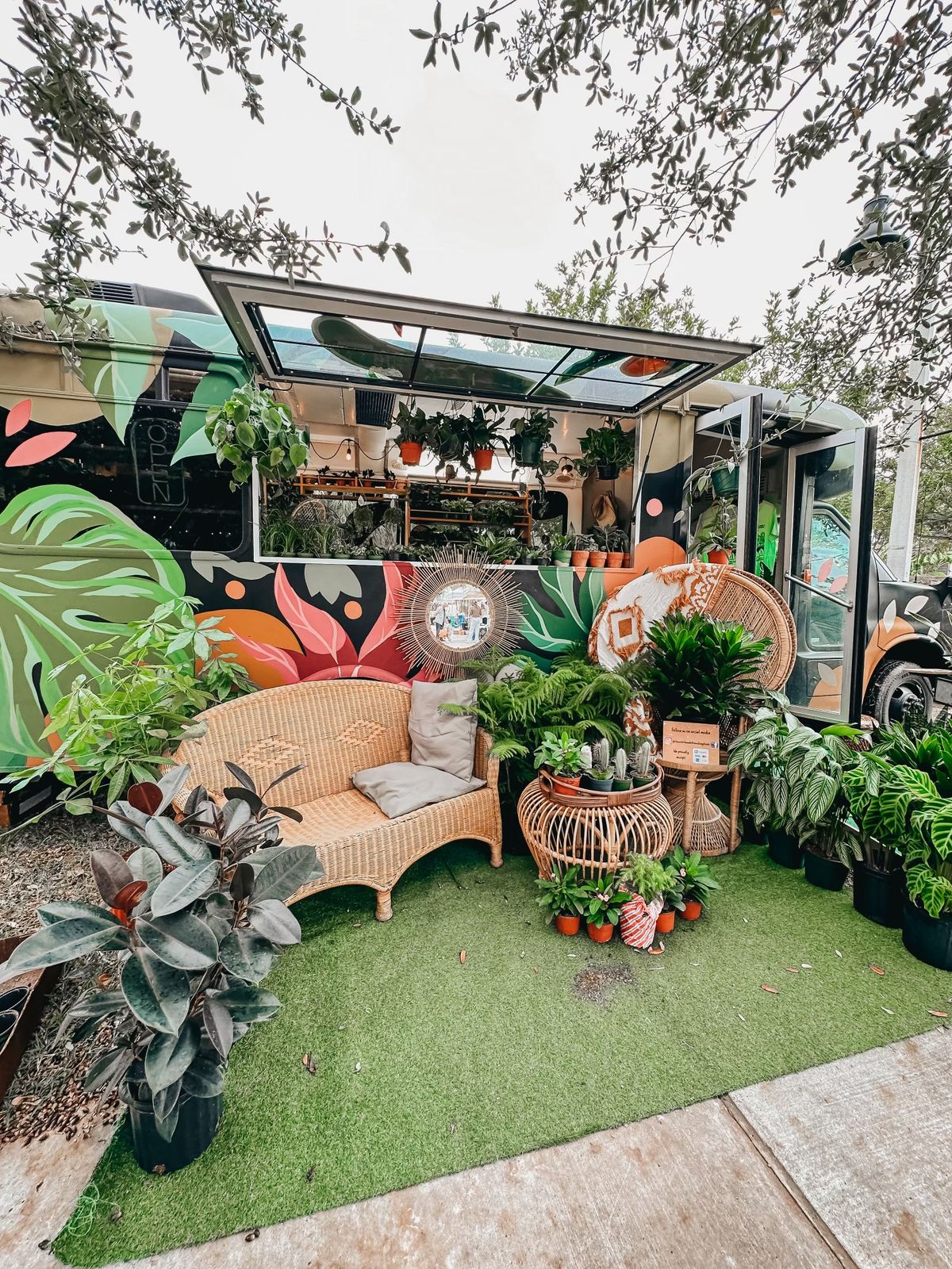 Visit the Plant Bus - The Sisterhood of Traveling Plants at Dave & Buster's!