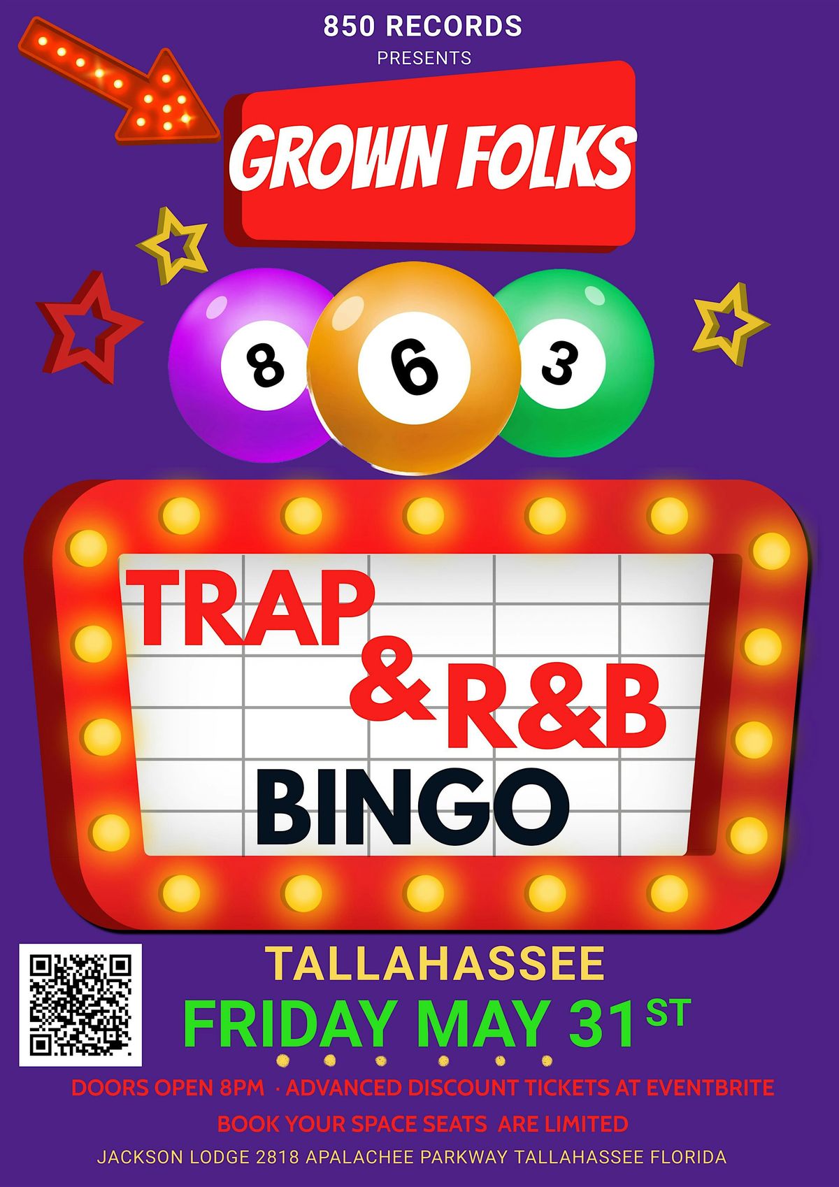 TRAP & R&B BINGO TALLAHASSEE