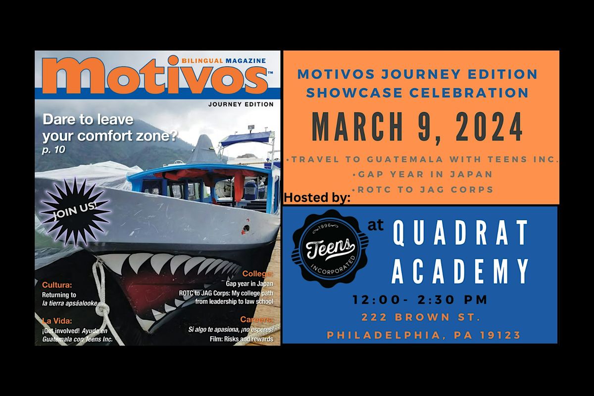 Motivos magazine's Journey-themed edition launch celebration