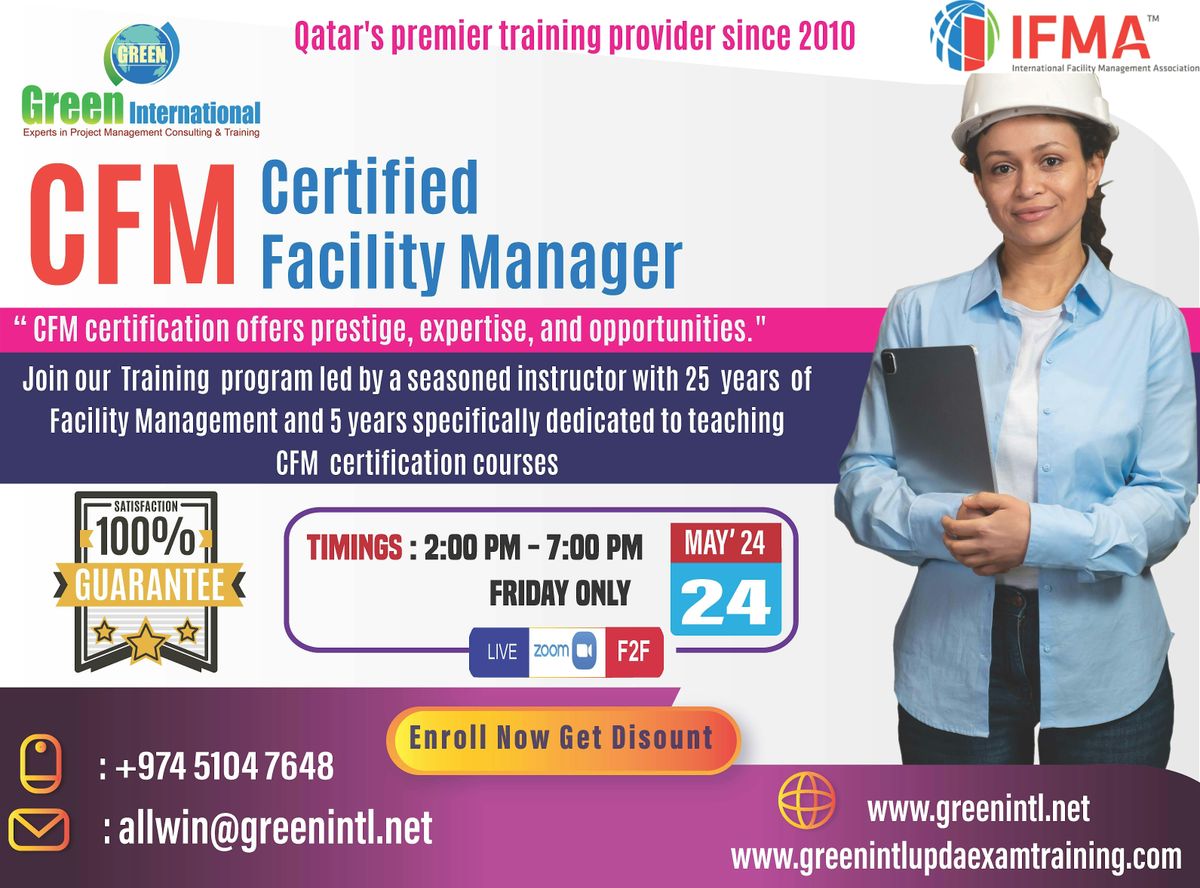 Certified Facility Manager (CFM -USA)