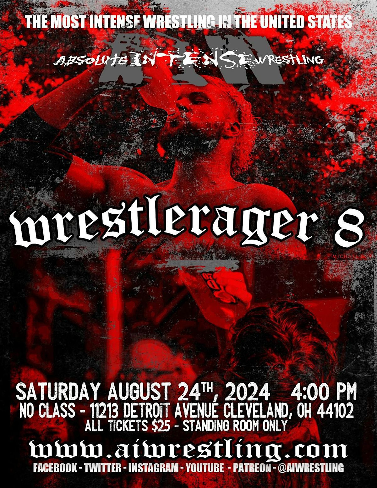 Absolute Intense Wrestling  Presents "Wrestlerager 8"