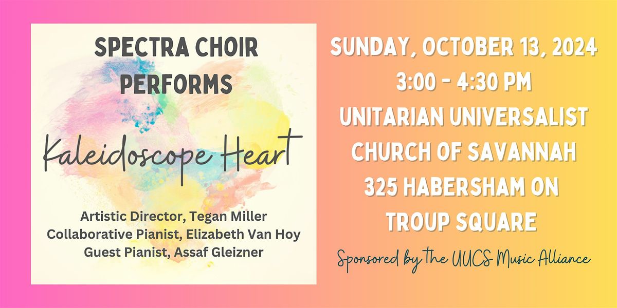 Spectra Choir performs "Kaleidoscope Heart"