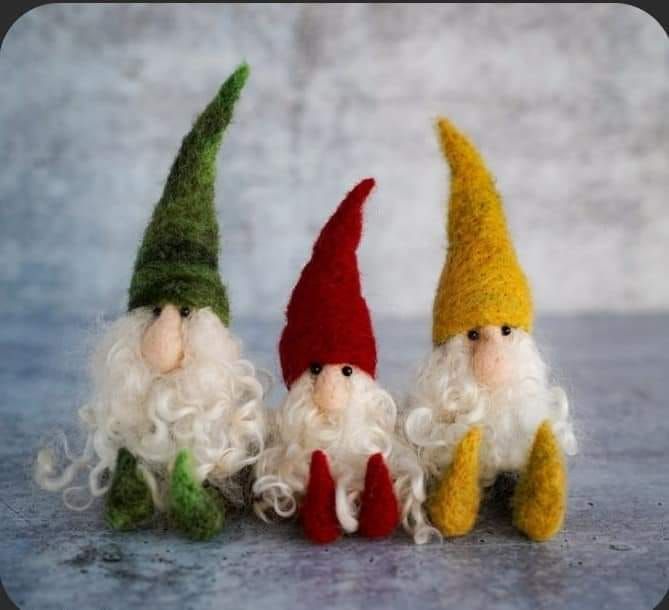 WOOL FELTING ELVES